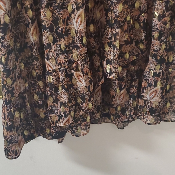 INC dress. Black & Gold with Rose flowering. - Picture 4 of 4